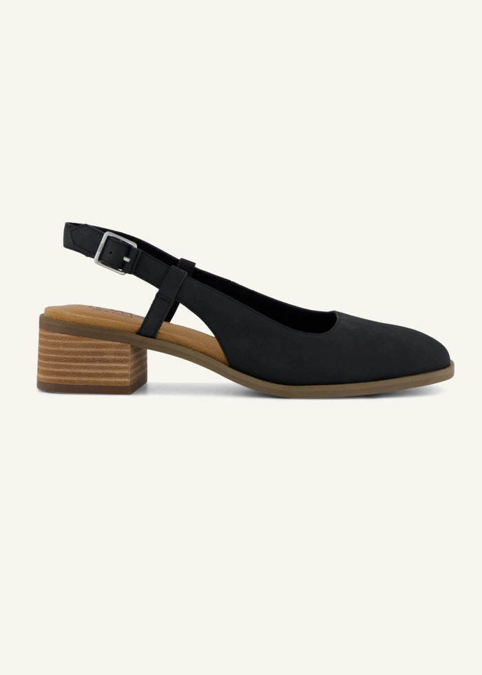 TOMS® Black Jaclyn Slingback Shoes