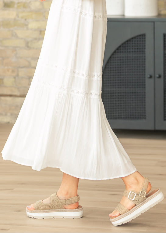 TOMS® Giana Crochet Sandal Shoes