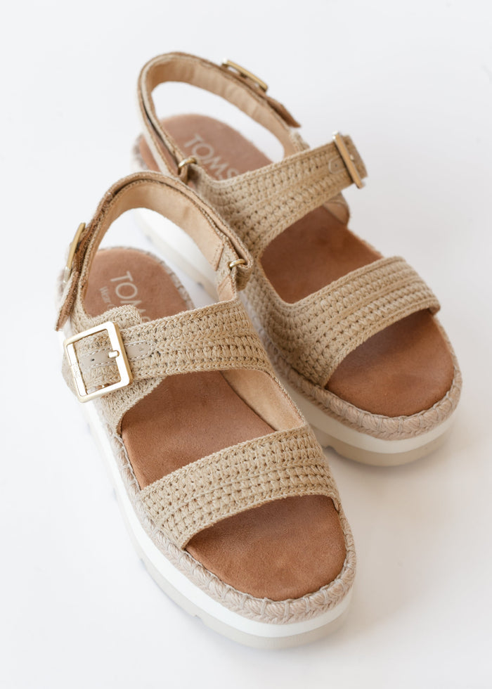 TOMS® Giana Crochet Sandal Shoes 7