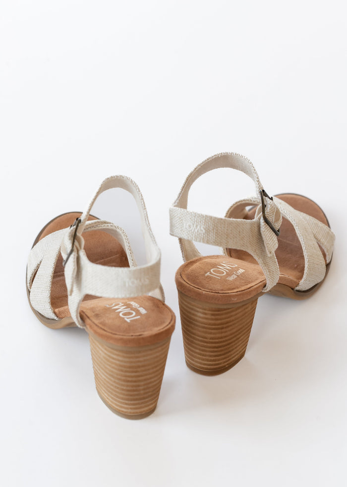 TOMS® Majorca Ankle Strap Heel Shoes