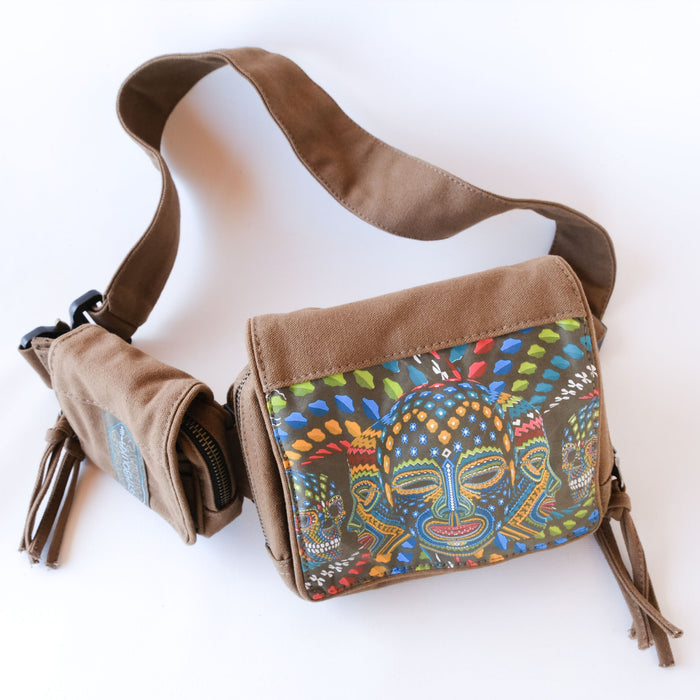 Trinfinity Belt Bag — Infinite Loop Sacred Geometry Belt Bag - Front View by Symbolika