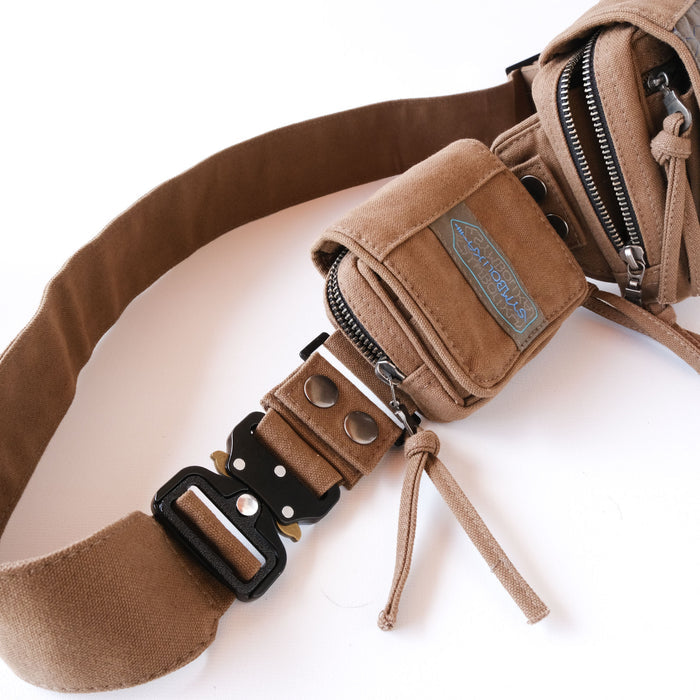 Trinfinity Belt Bag — Infinite Loop Sacred Geometry Belt Bag - Back View by Symbolika
