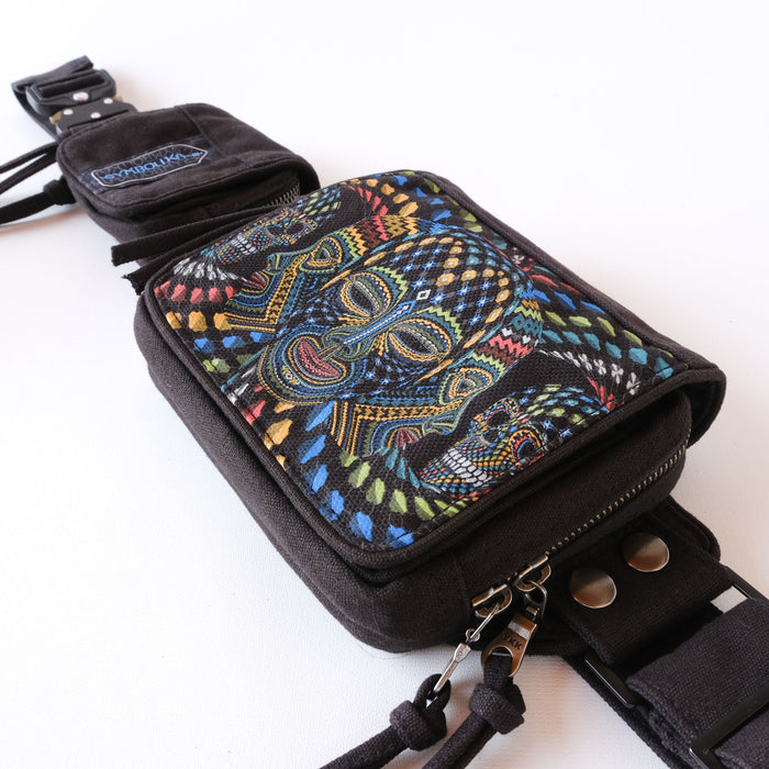 Trinfinity Belt Bag - Infinity loop sacred geometry design by Symbolika