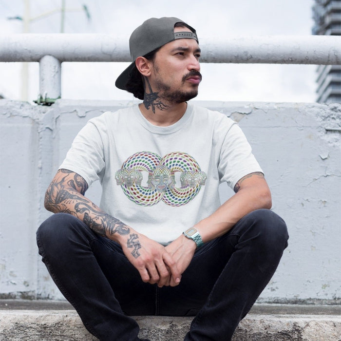 Trinfinity Loop Made To Order Men T-Shirt - White - symbolika