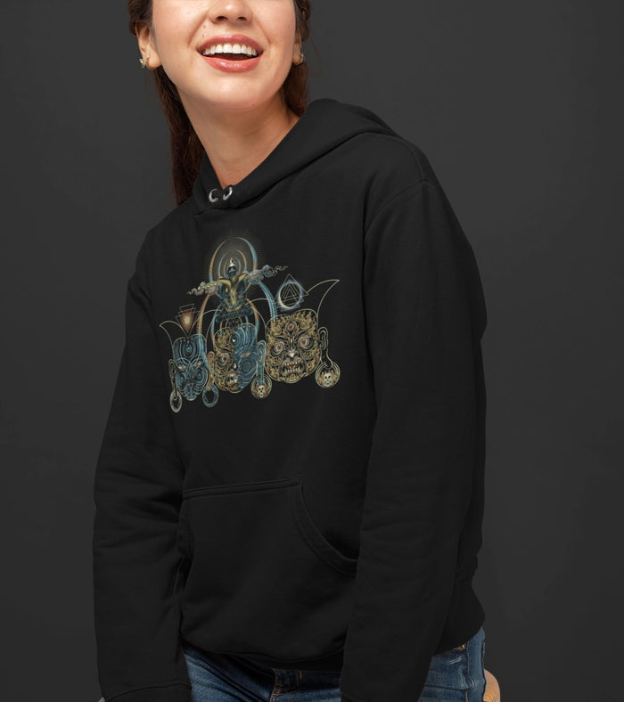 Tripura Hoodie Choice of Colors — visionary art by Symbolika