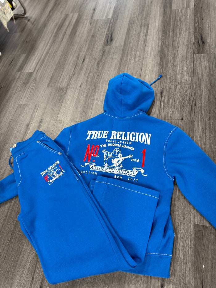 True Religion Baggy Set Sweatpants "Imperial Blue"