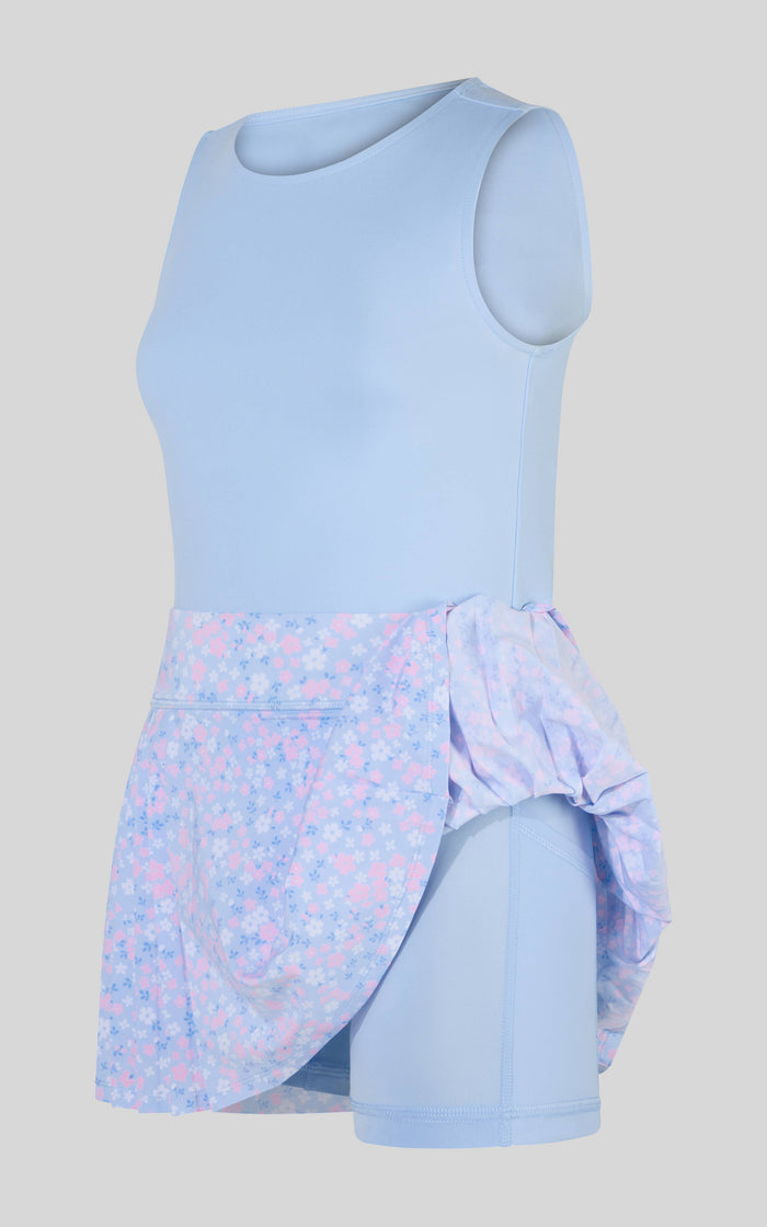 Tween Girls Tank, Pleated Skort, Scrunchie - 3 pc SET