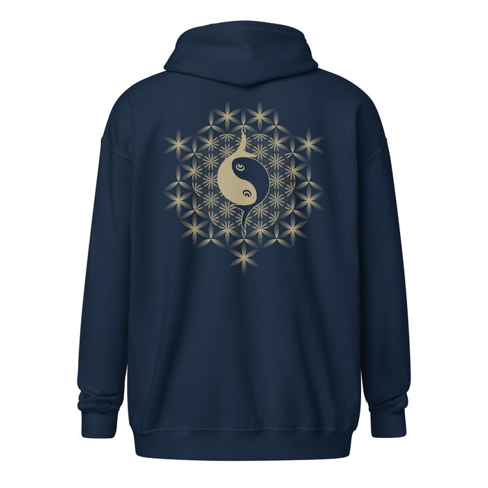Two Golden Fish Hoodie Choice of Colors — Image 5 by Symbolika