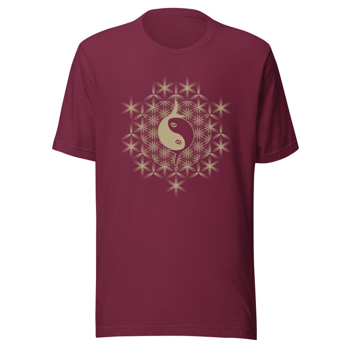 Two Golden Fish T-Shirt Choice of Colors — visionary art by Symbolika