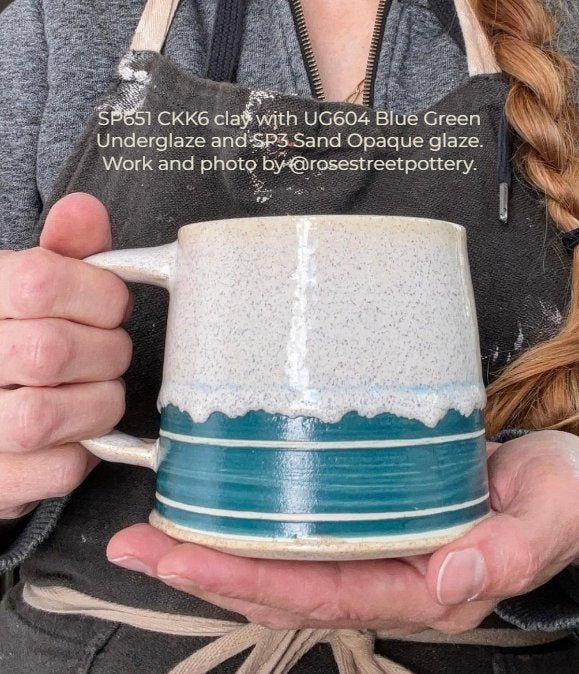 UG604 - Blue Green Underglaze