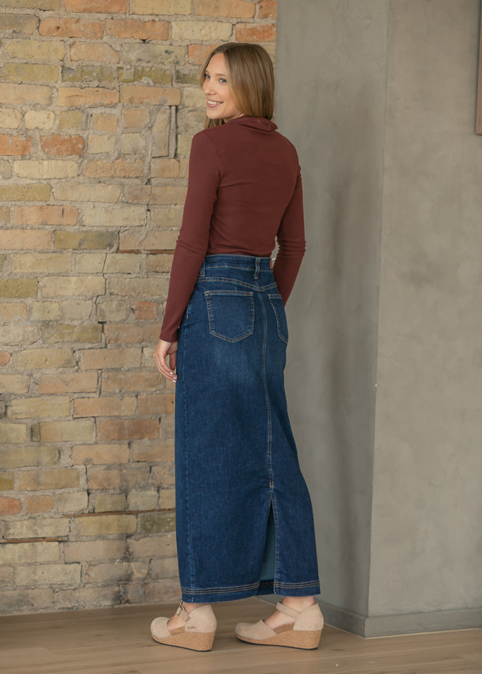 Ultra Soft Burgundy Basic Long Sleeve Turtleneck FF Tops