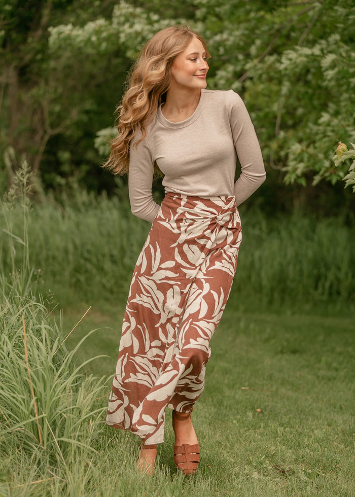 Ultra Soft Long Sleeve Knit Top FF Tops