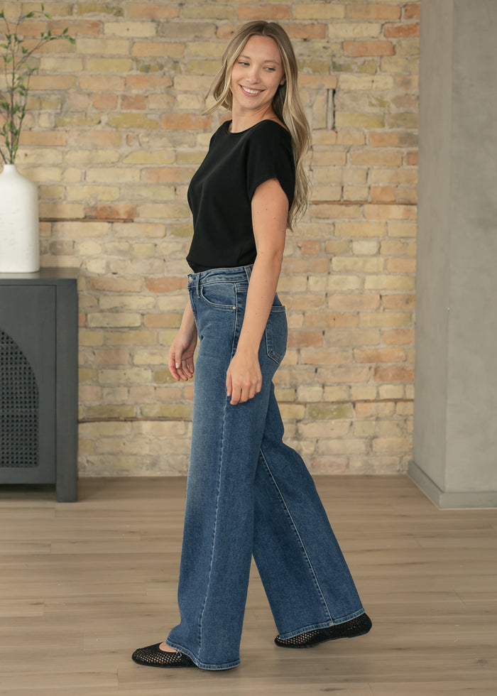 Ultra Wide Leg Jeans FF Pants