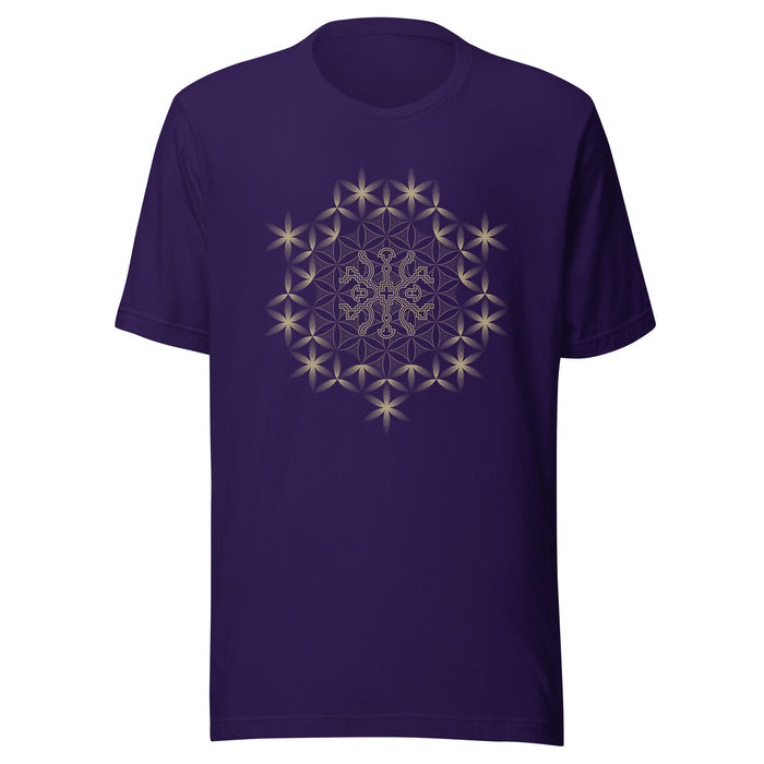 Unisex t-shirt - Shipibo Cross - Symbols 101 - symbolika
