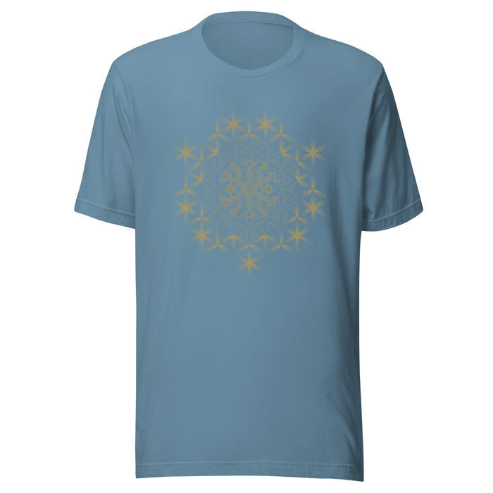 Unisex t-shirt - Shipibo Cross - Symbols 101 - symbolika