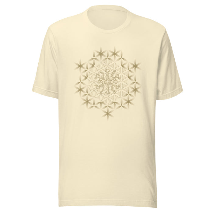 Unisex t-shirt - Shipibo Cross - Symbols 101 - symbolika
