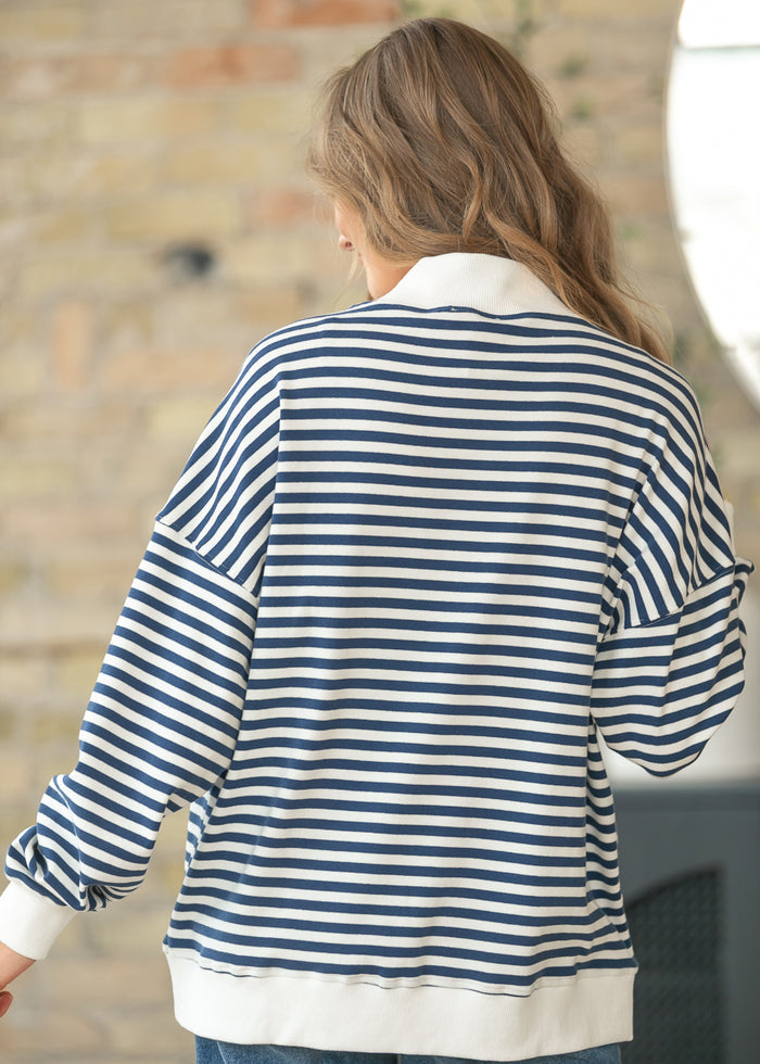 USA Mockneck Sweatshirt FF Tops