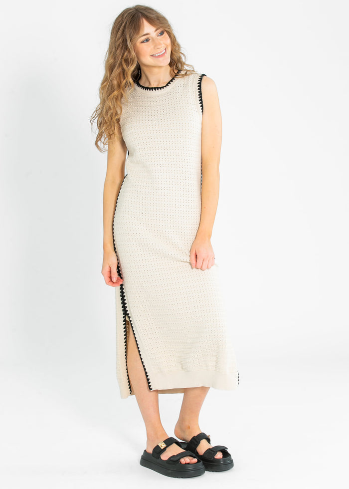 VARLEY® Dwight Tank Knit Maxi Dress FF Dresses Birch / XS