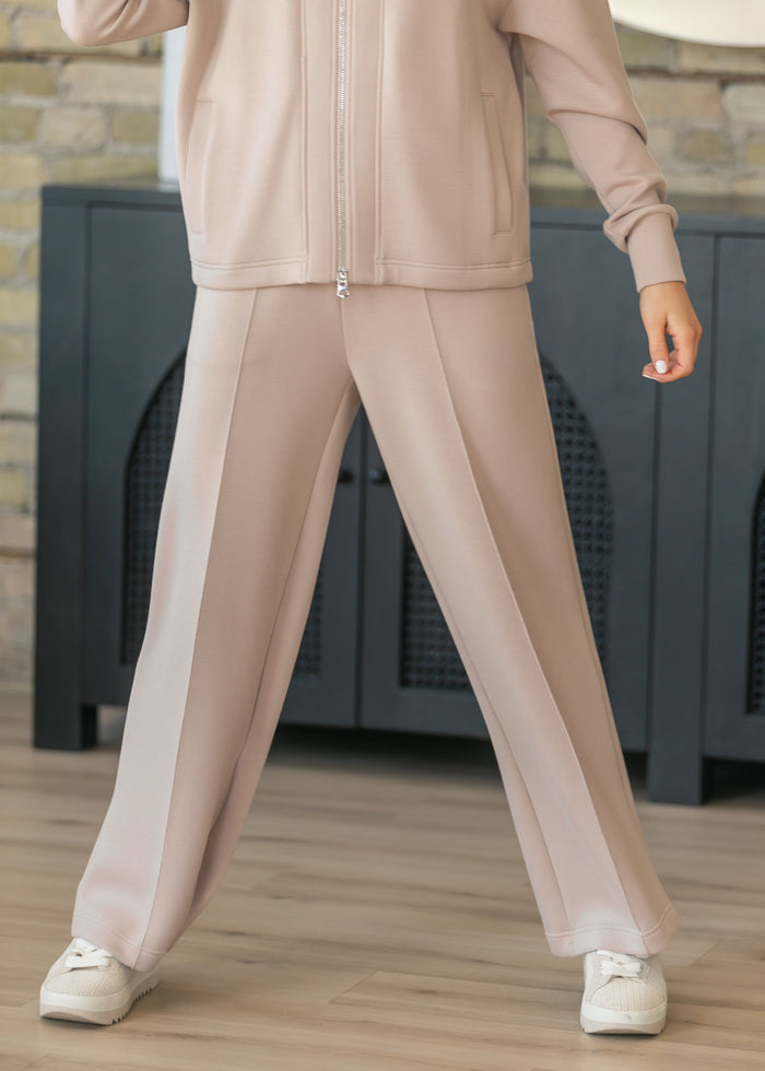 Varley® Taupe Wide Leg Pant 28 FF Pants