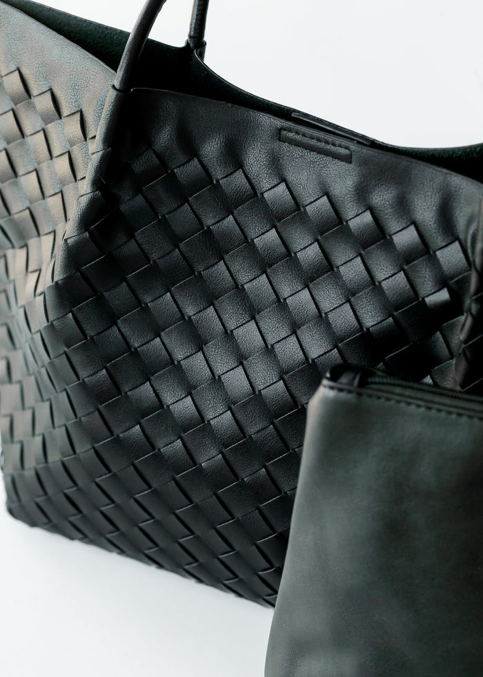 Victoria Black Recycled Vegan Tote Bag Accessories