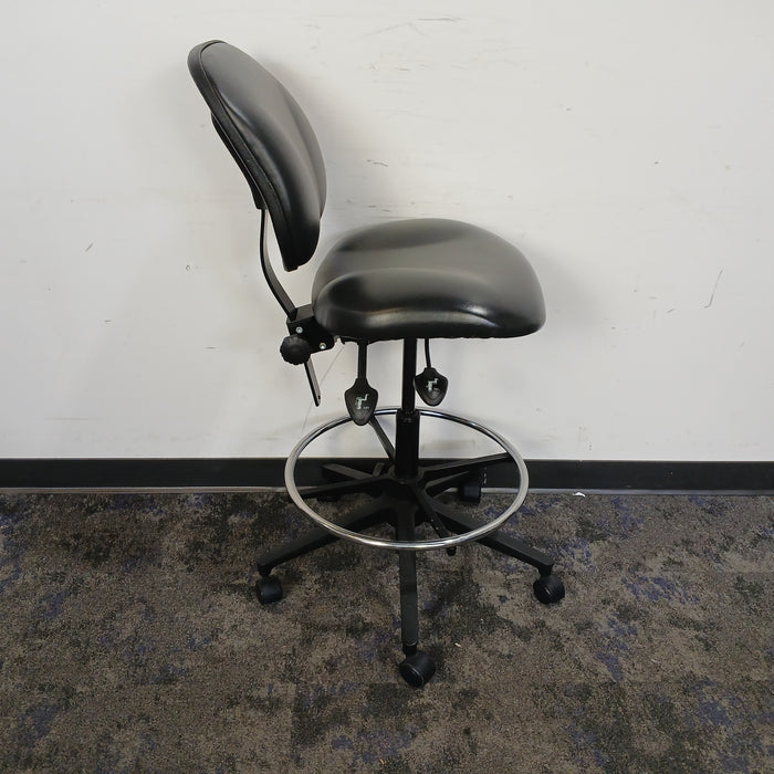 Vinyl Lab Stool