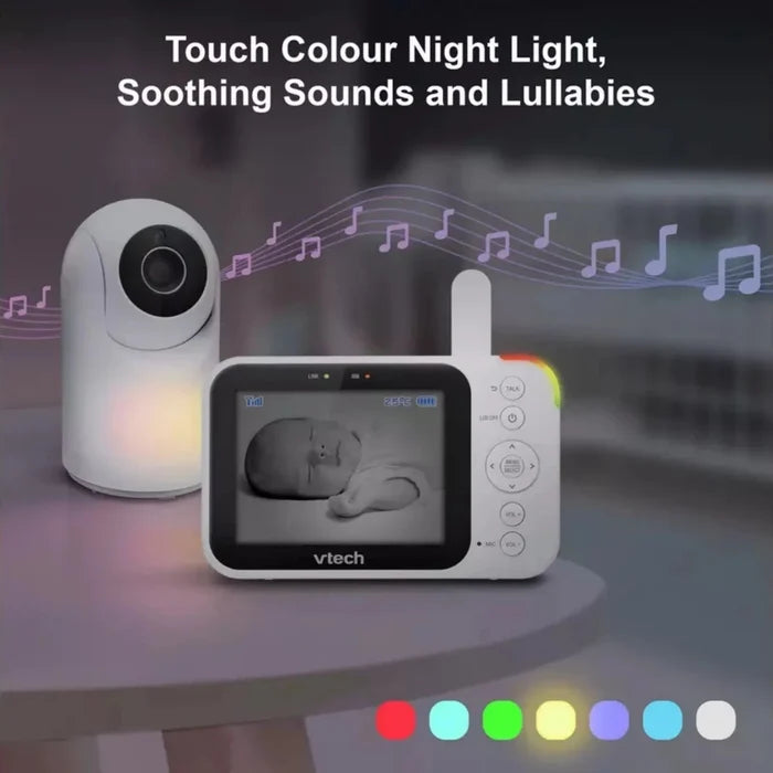 VTech VM4263 3.5" Pan & Tilt Video Monitor - ebebek