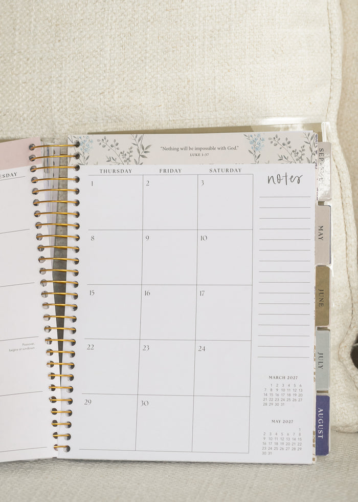 Walking with Jesus 18 Month Planner Accessory