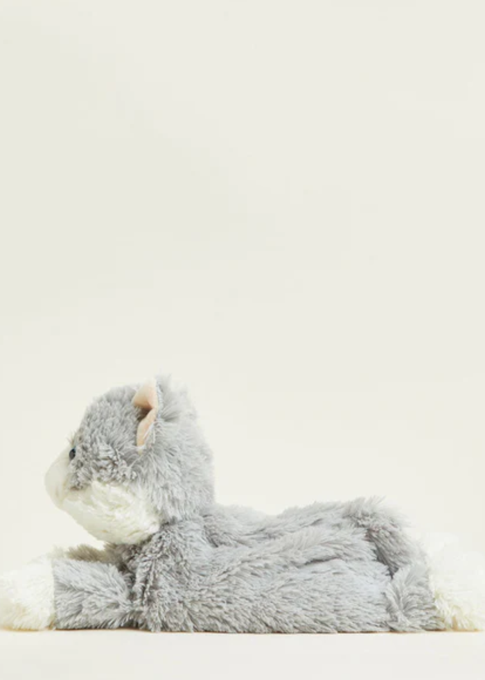 Gray Laying Down Cat Warmies Gifts
