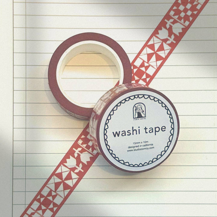Washi Tape | Red Quilt