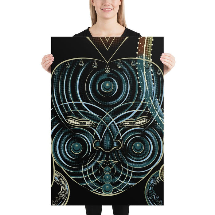 WaterFace Poster 24"x36" - symbolika