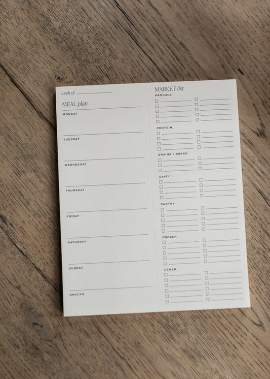 Weekly Meal Plan Notepad Gifts