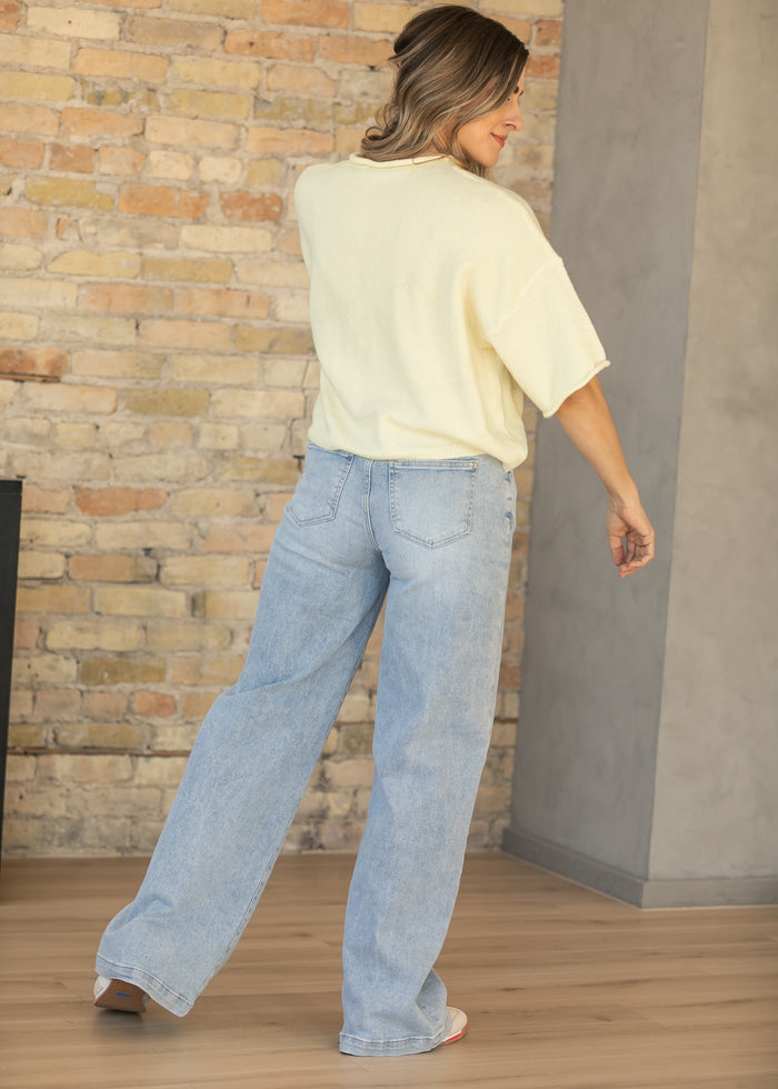 Yellow Lightweight Short Sleeve Cardigan FF Layering Essentials