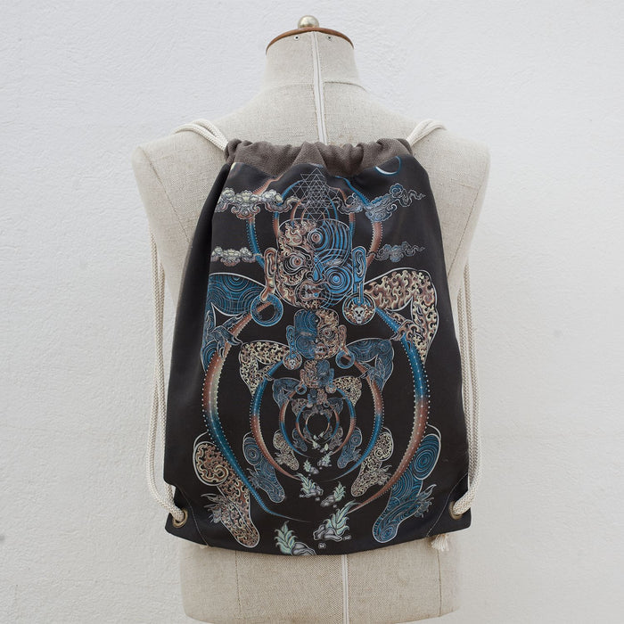 Yogabhoga Drawstring Bag - Visionary Art Clothing by Symbolika