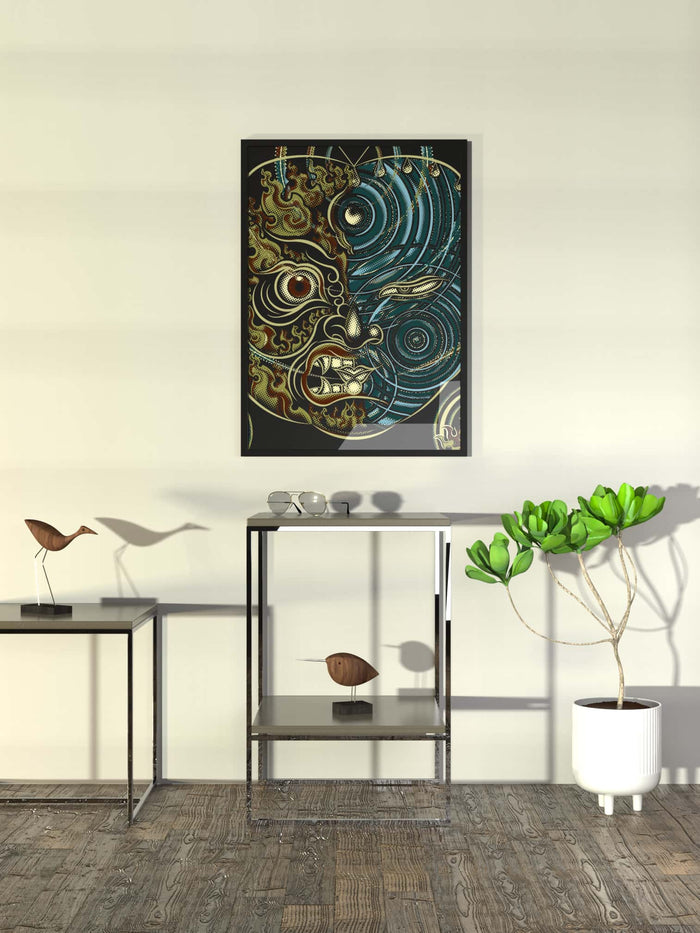 19.7" x 27.6" (50 x 70 cm)