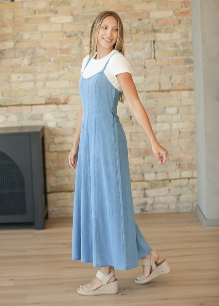 Z Supply® Leonora Chambray Midi Dress FF Dresses