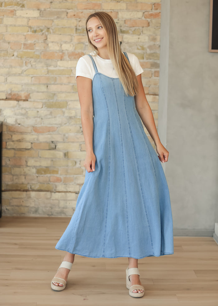 Z Supply® Leonora Chambray Midi Dress FF Dresses XS