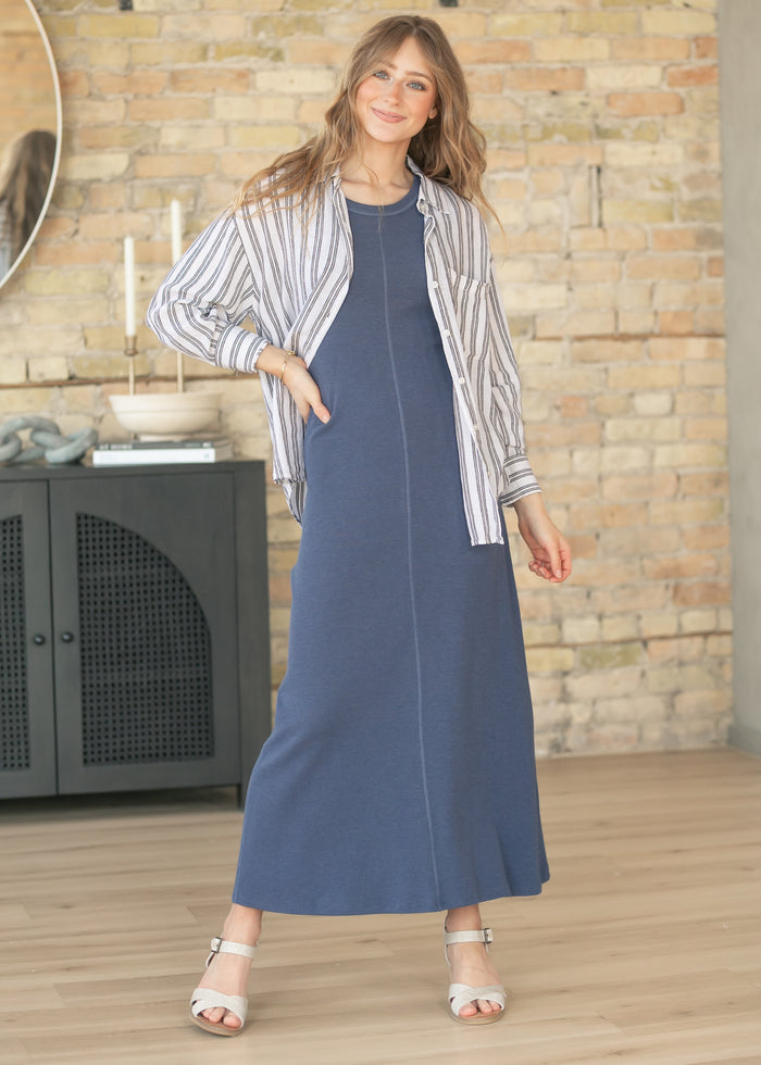Z Supply® Linden Rib Maxi Dress FF Dresses