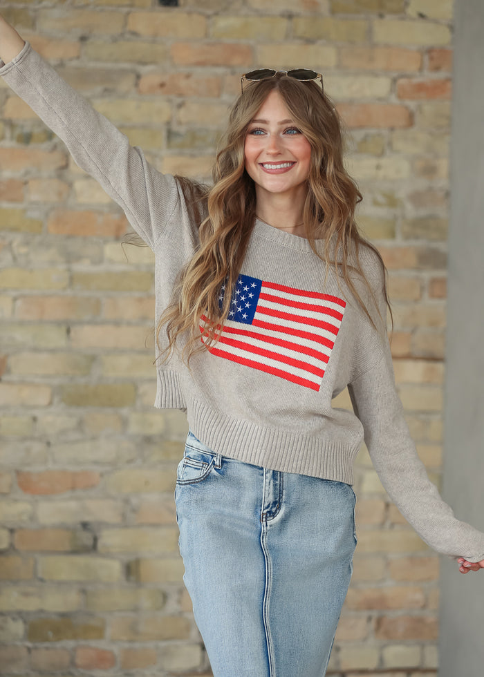 Z Supply® Sienna Patriot Sweater FF Tops