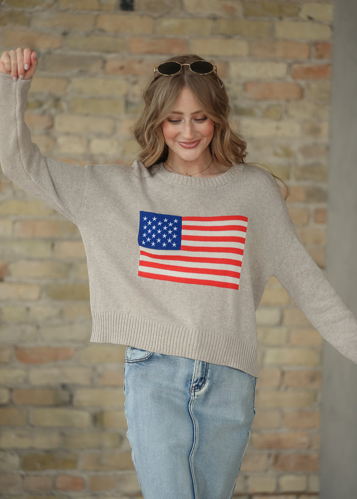 Z Supply® Sienna Patriot Sweater FF Tops