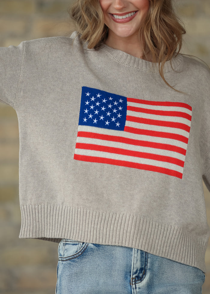 Z Supply® Sienna Patriot Sweater FF Tops