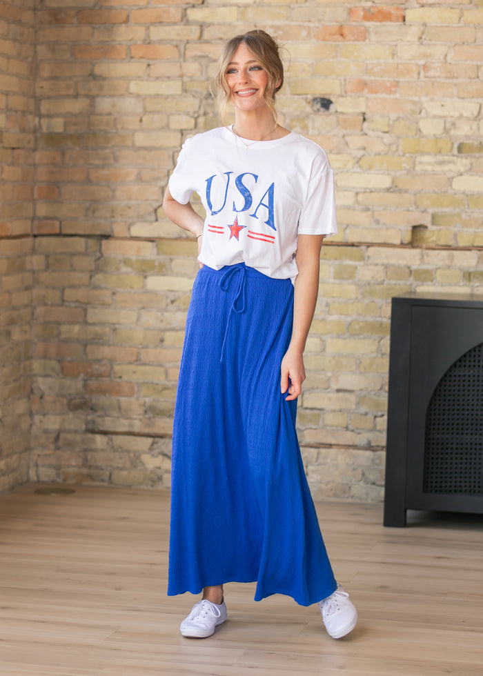 Z Supply® USA Star Boyfriend Tee FF Tops
