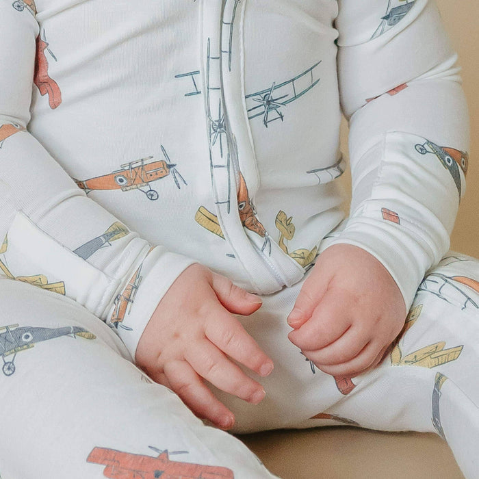 Zip-Up Footie Pajama - Ace