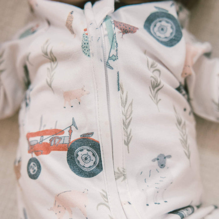 Zip-Up Footie Pajama - Jo